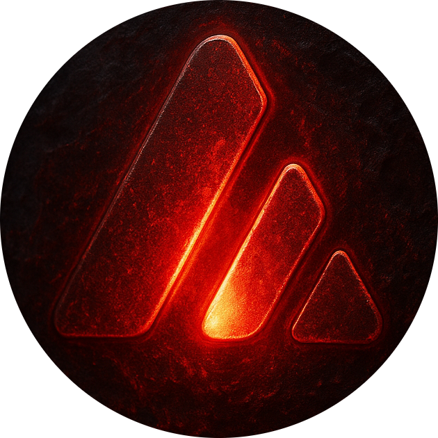 3d Gold Avalanche AVAX Token