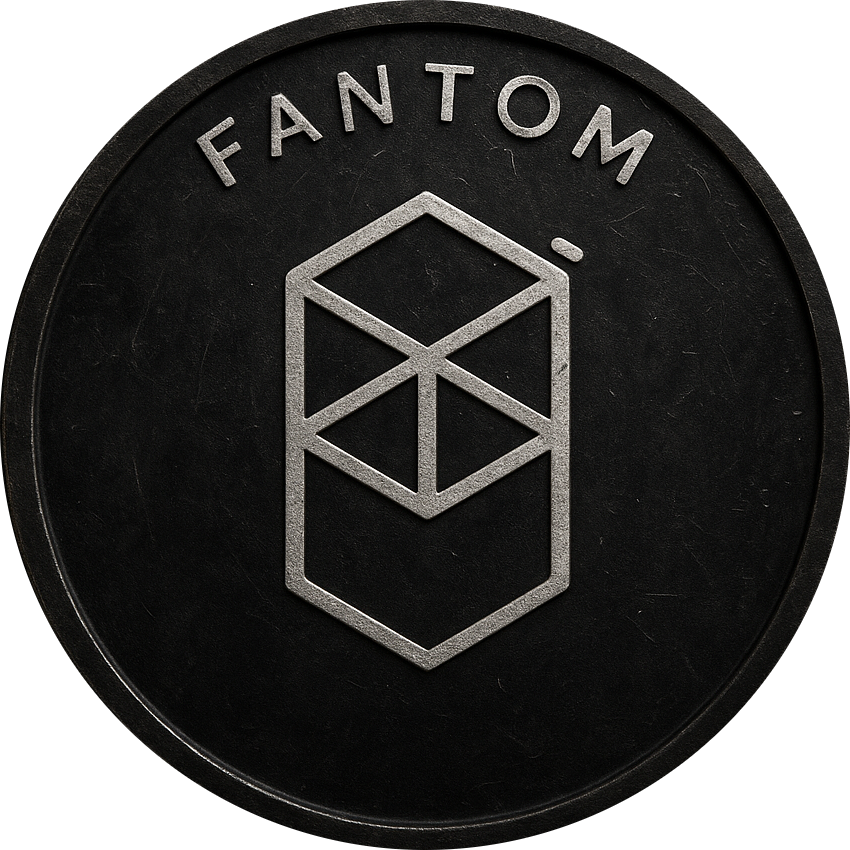 3d Gold Fantom FTM Token