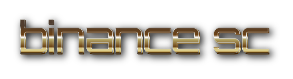 3D Binance Smart Chain metal text image