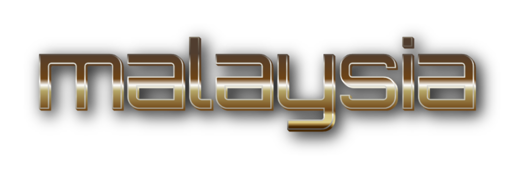 3D Malaysia metal text image