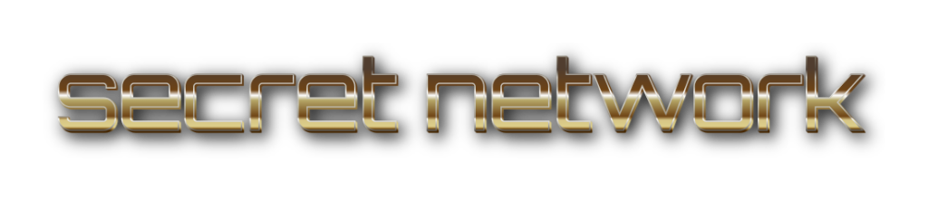 3D Secret Network metal text image