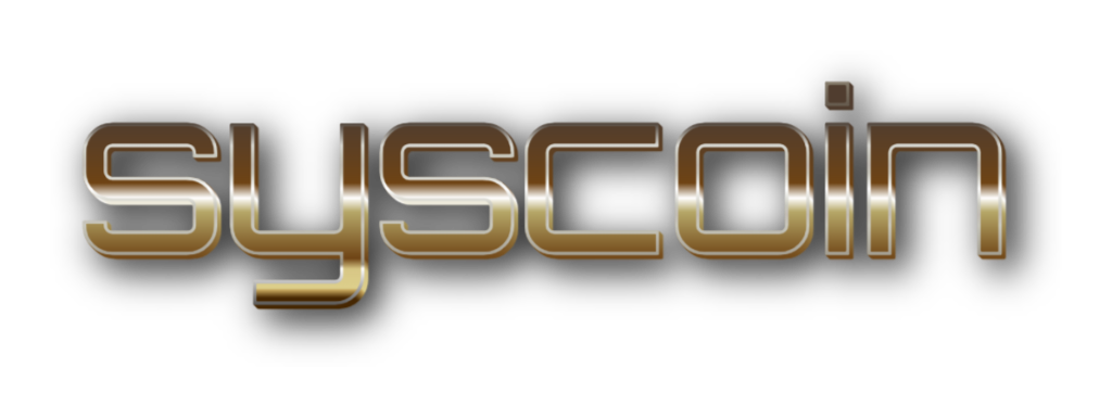 3D Syscoin metal text image