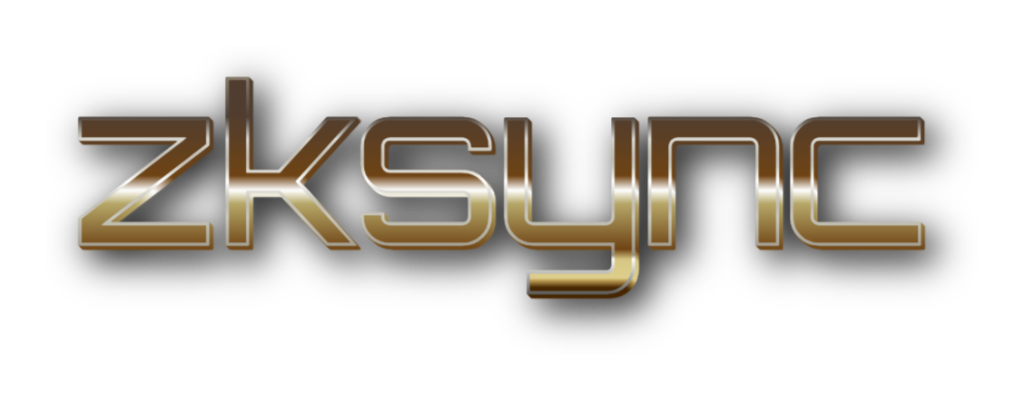 3D zkSync Era metal text image